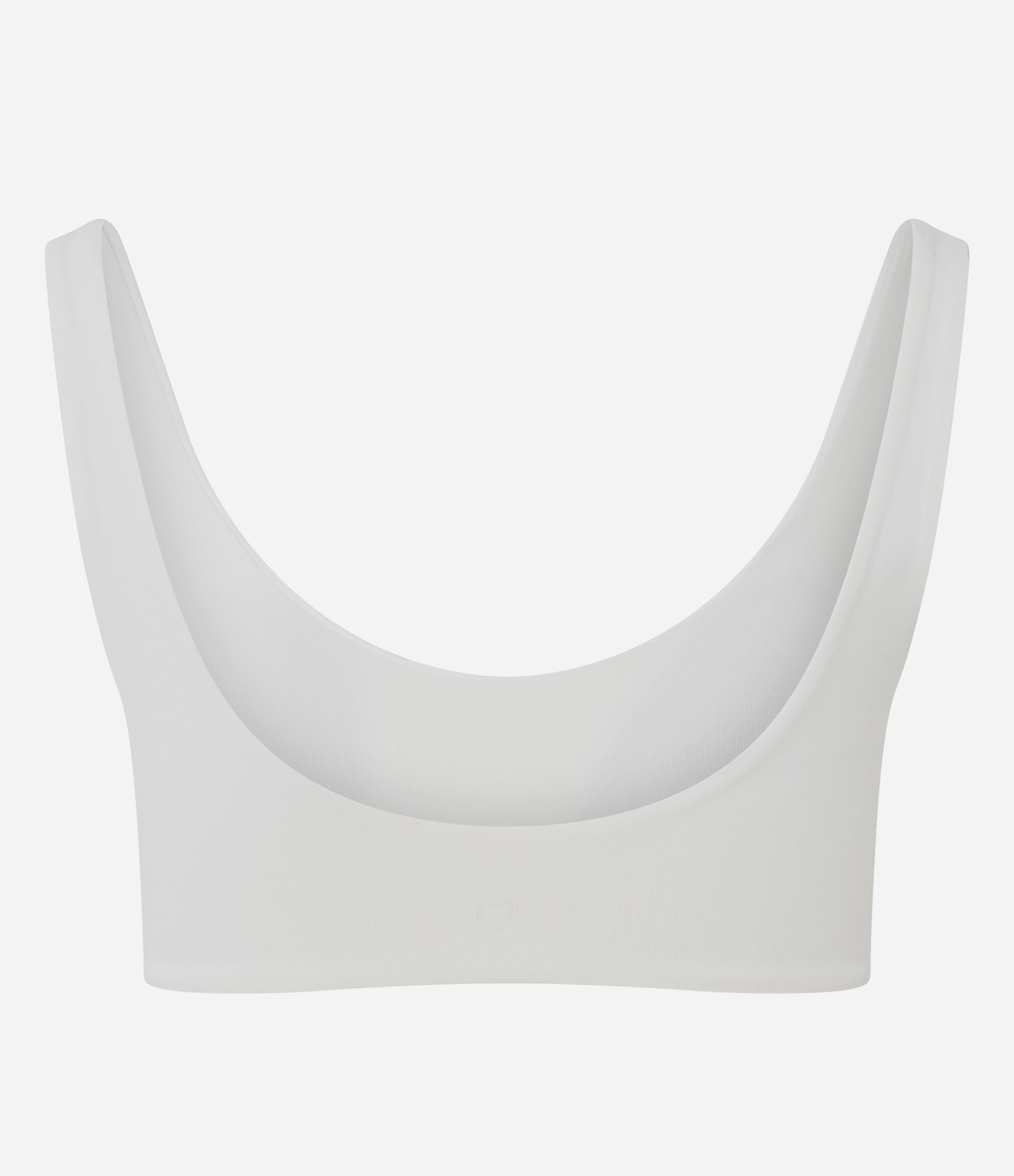 Top Curto Esportivo com Detalhe de Ondulação Off White 5