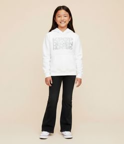 Casaco Infantil Oversized com Estampa Huntrix – Tam 5 a 14 Anos