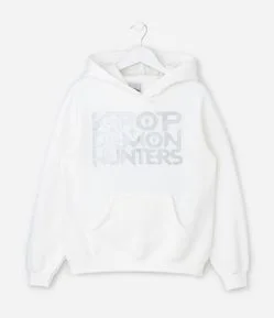 Casaco Infantil Oversized com Estampa Huntrix – Tam 5 a 14 Anos