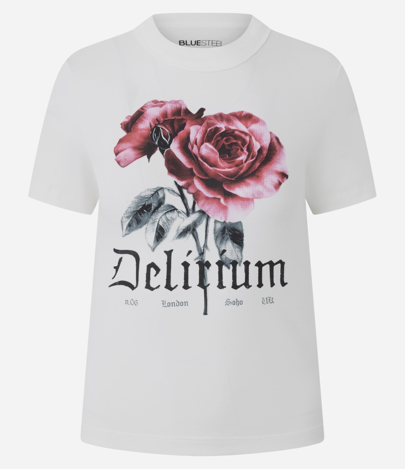 Camiseta New T-shirt com Estampa Delirium  Floral Branco 4