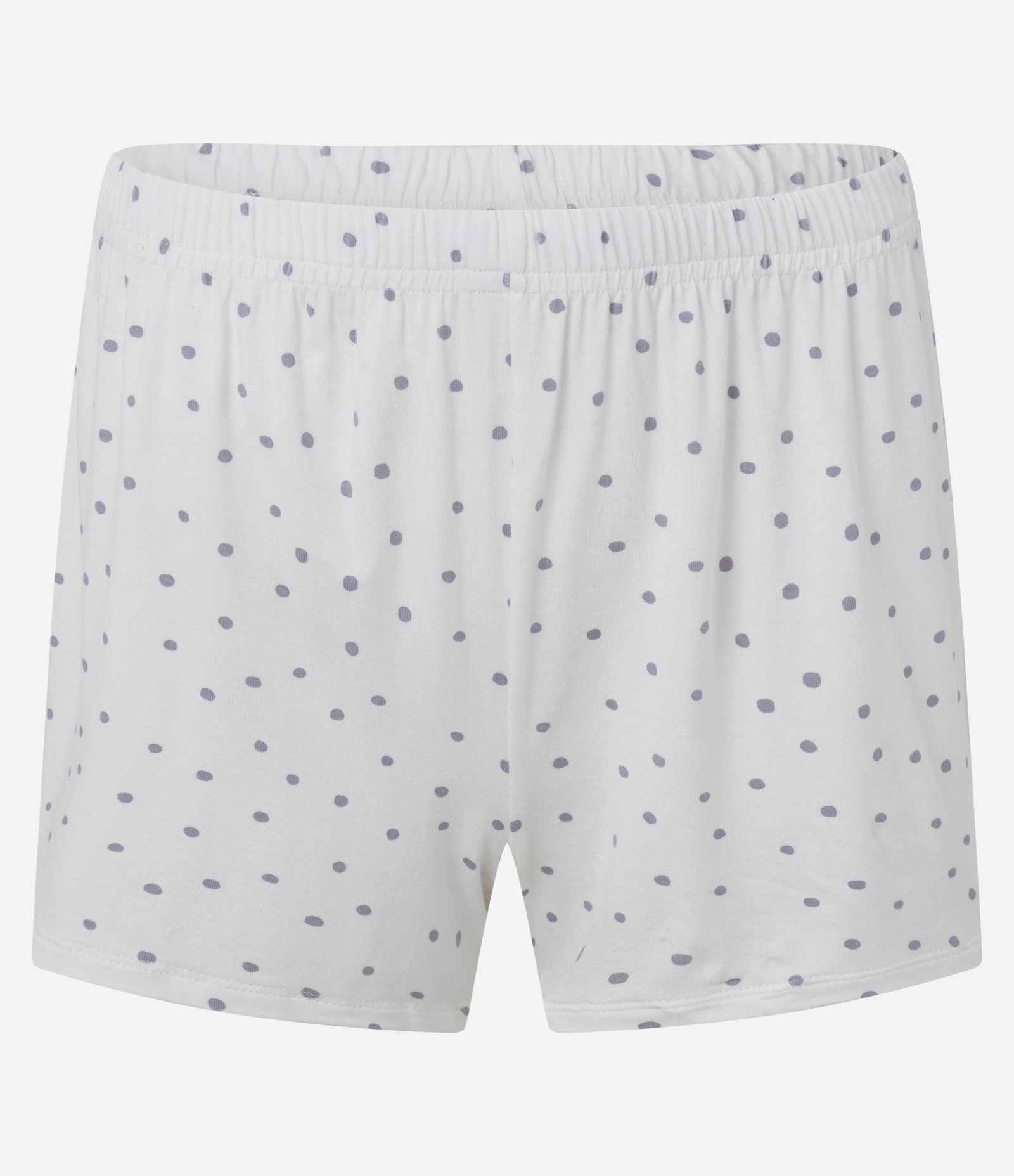 Pijama Short Doll em Ribana Poá Roxo 2