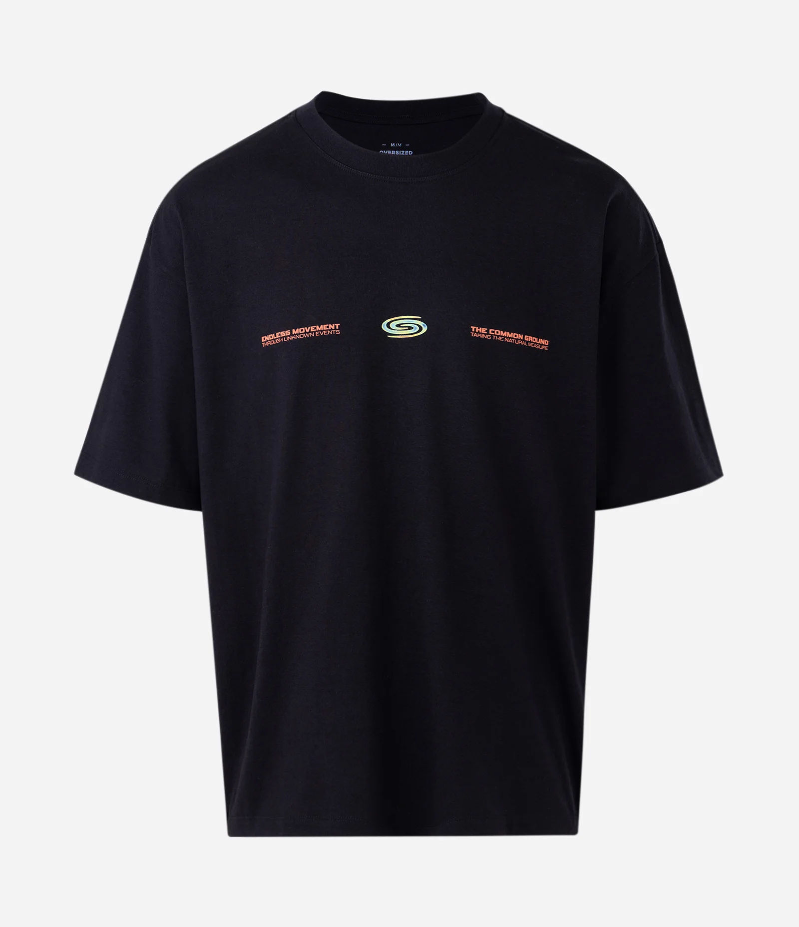 Camiseta Manga Curta em Algodão Fit Oversized Original Symbioses Preto 1