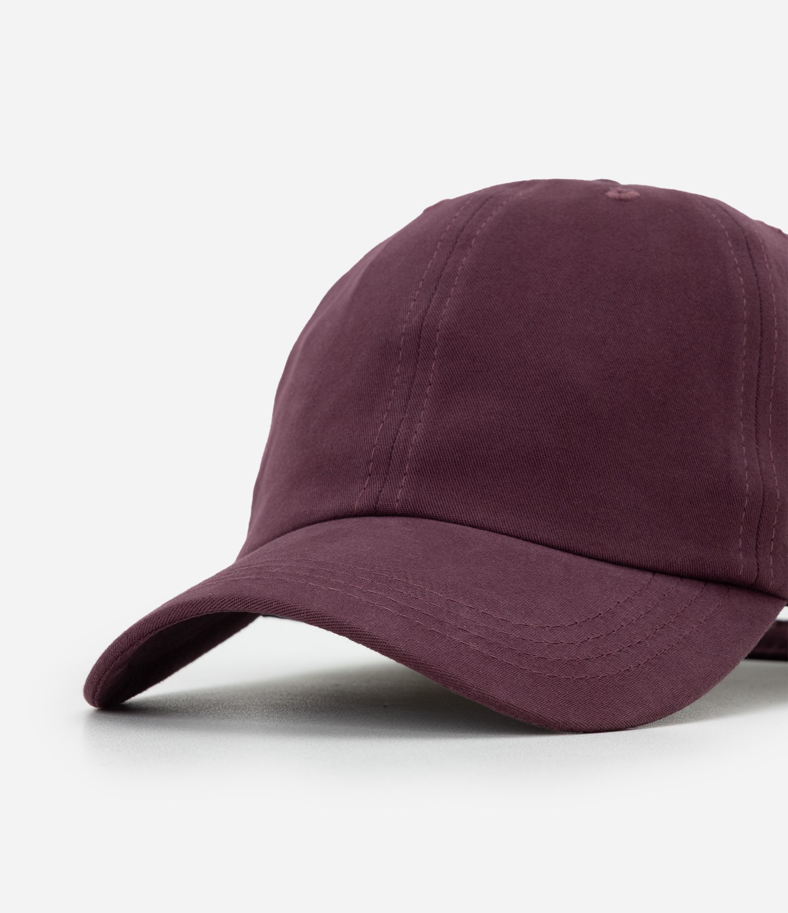 Boné Aba Curva em Sarja Bordô 4