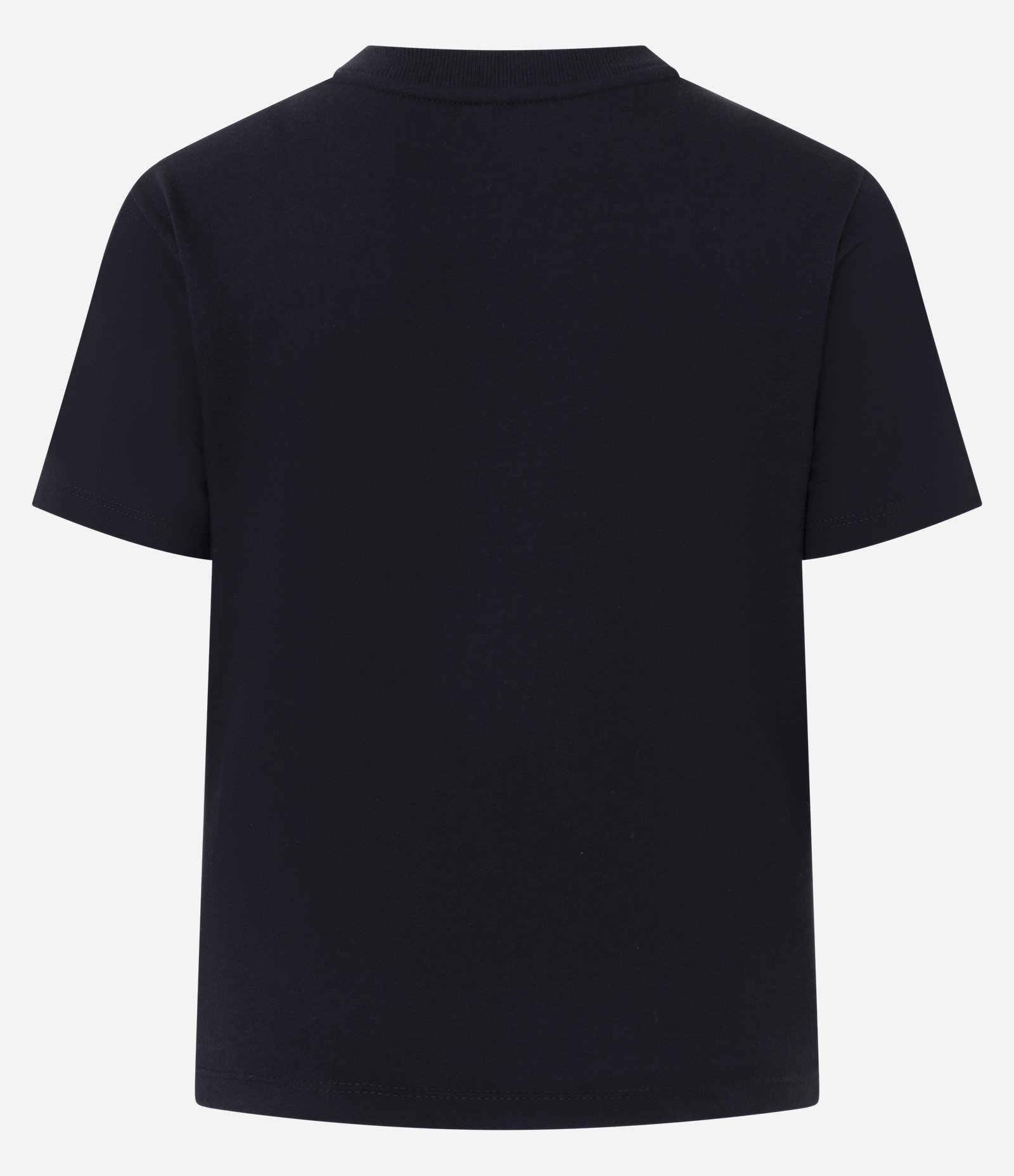 Blusa Baby Look com Bordado de Florzinhas no Decote Preto 3