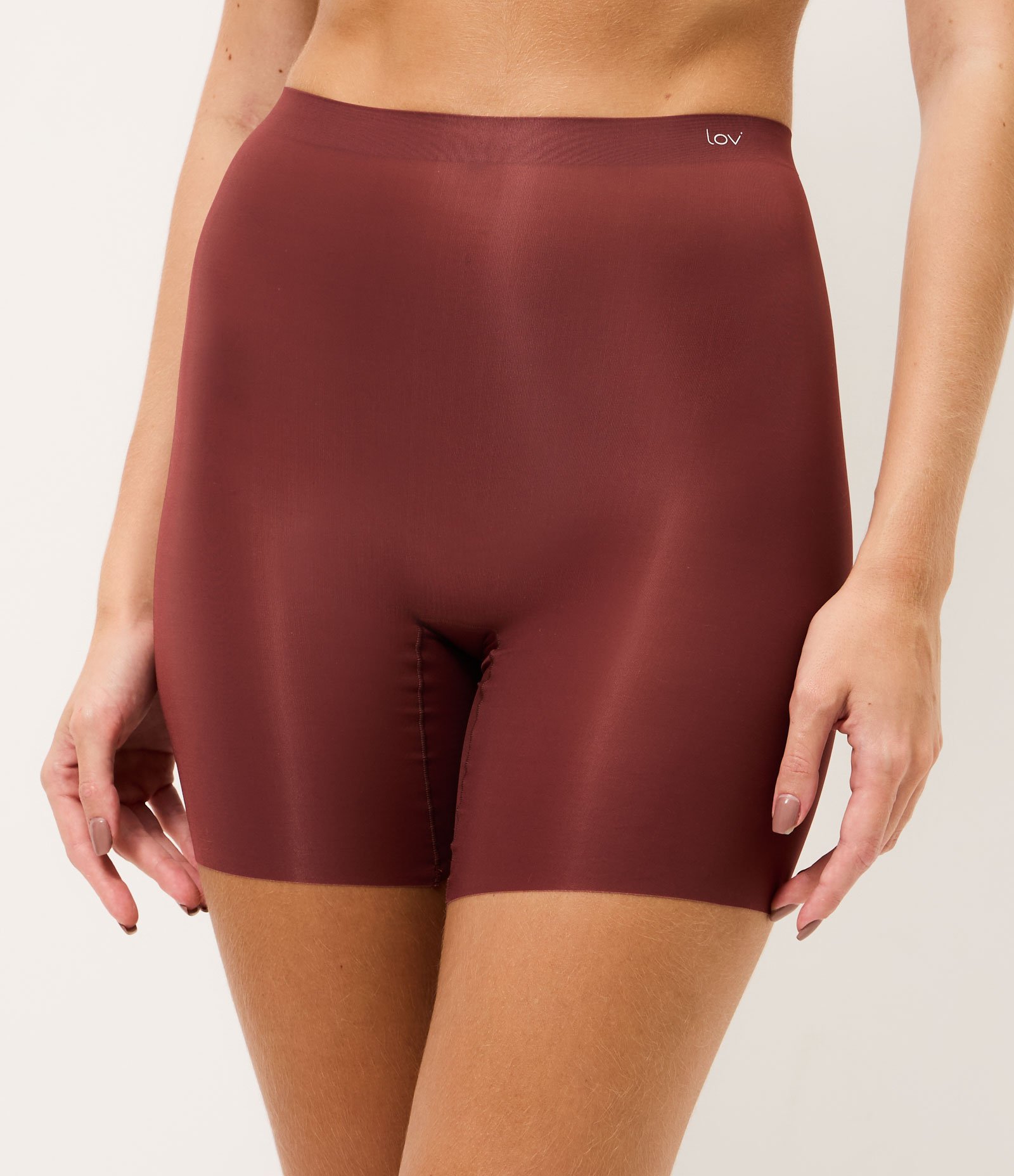 Bermuda Lingerie em Microfibra Marrom 3