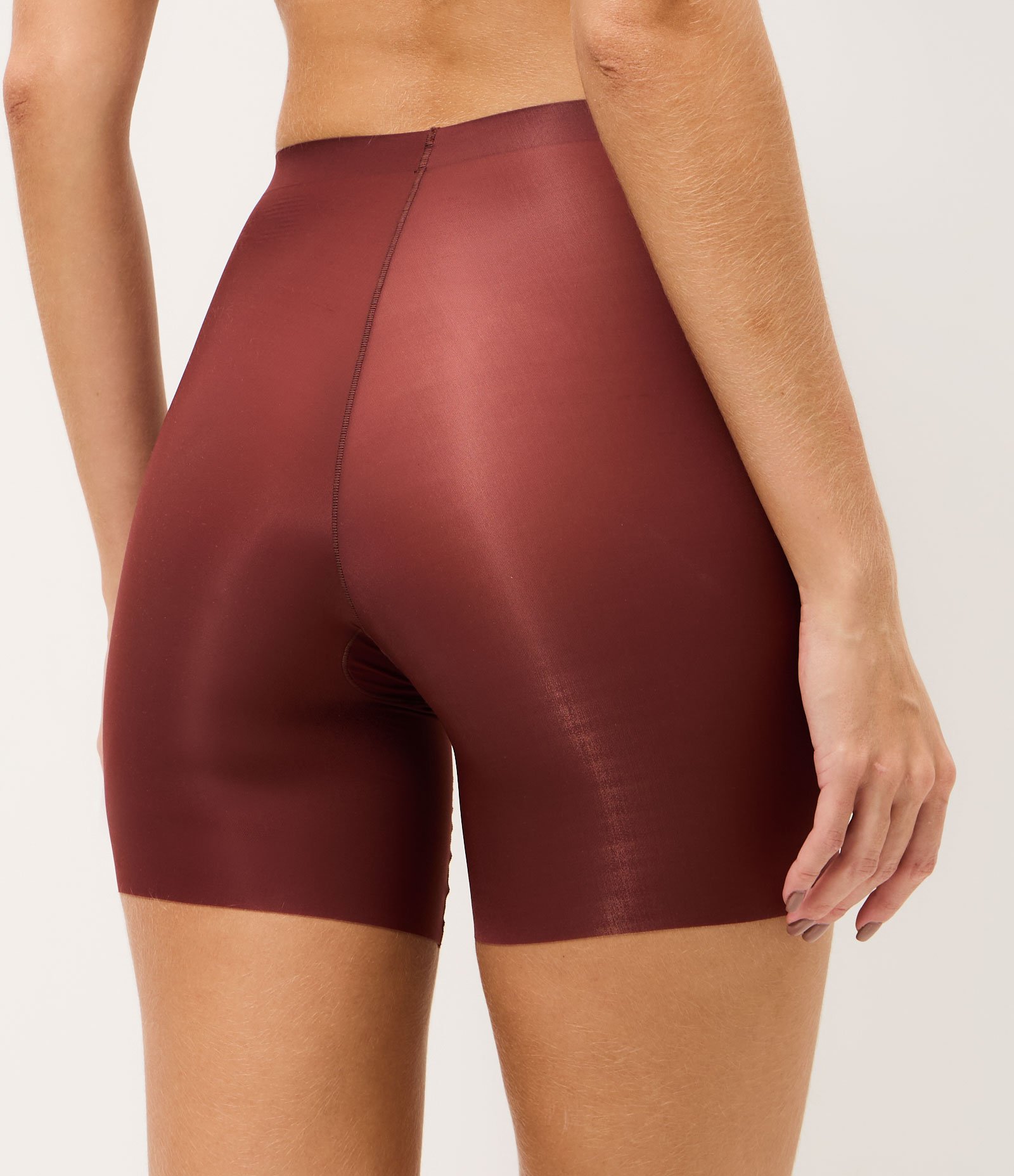 Bermuda Lingerie em Microfibra Marrom 4