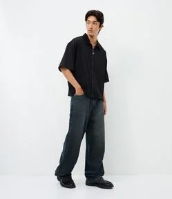 Calça Jeans Super Baggy Lisa