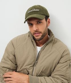 Boné Cotelê com Lettering Future Studios