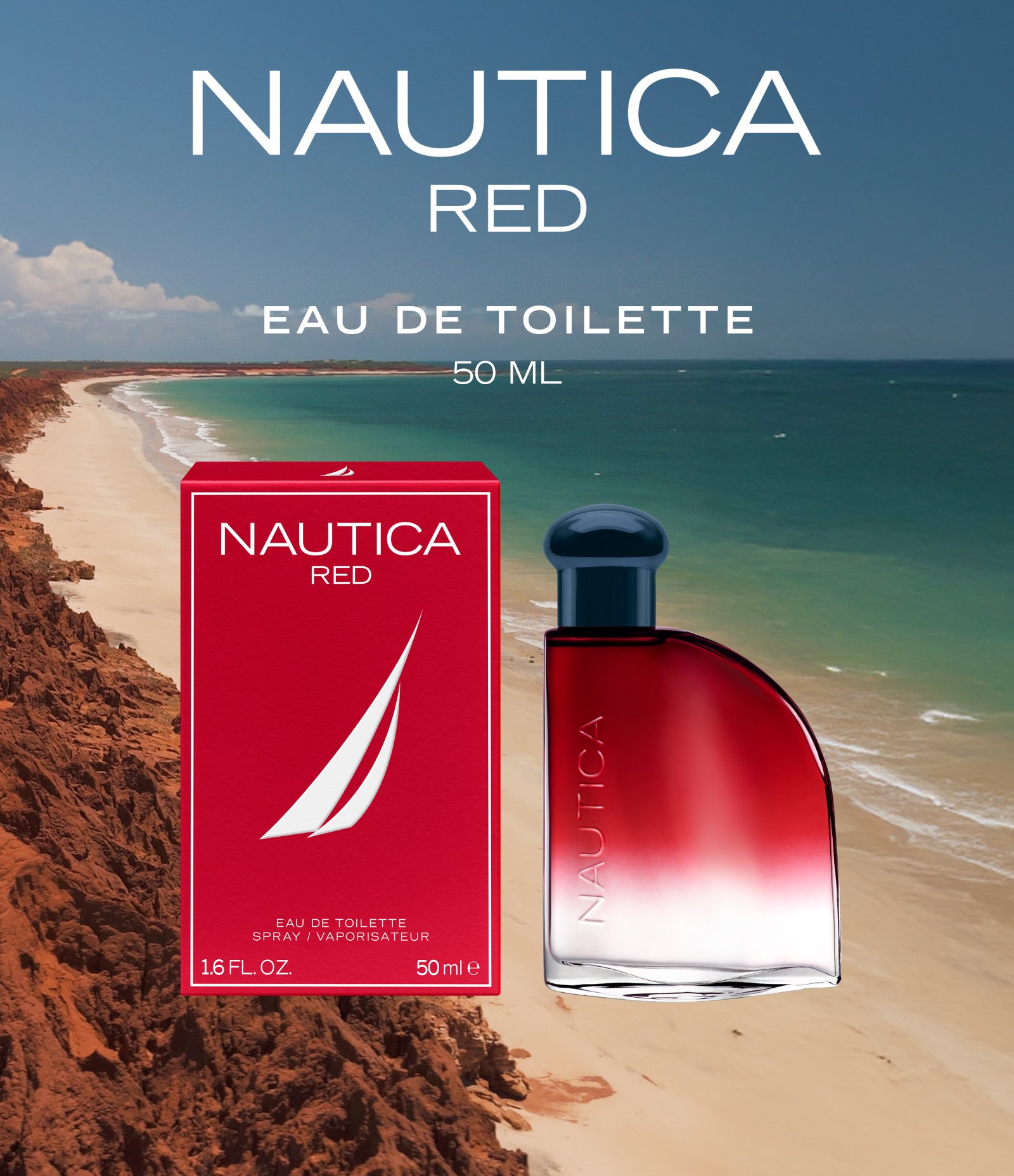 Nautica Colors Red Eau de Toilette 50ml 4