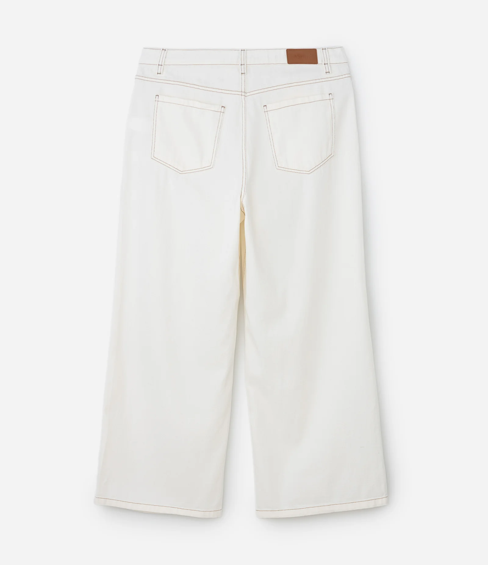 Calça Jeans Wide Cru Curve & Plus Size Branco 2