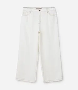 Calça Jeans Wide Cru Curve & Plus Size