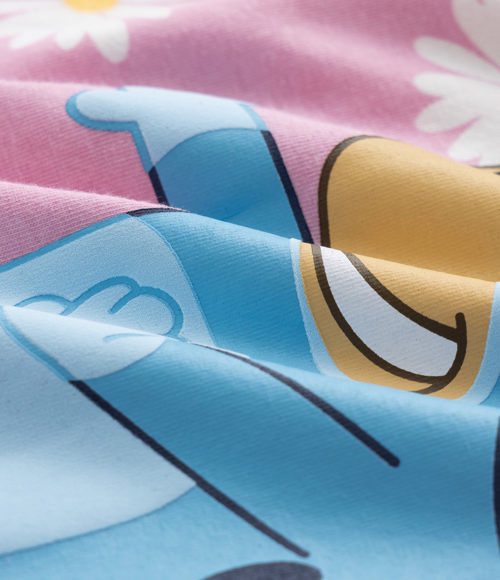 Vestido Infantil Bluey em Meia Malha - Tam 1 a 14 Anos Rosa 4