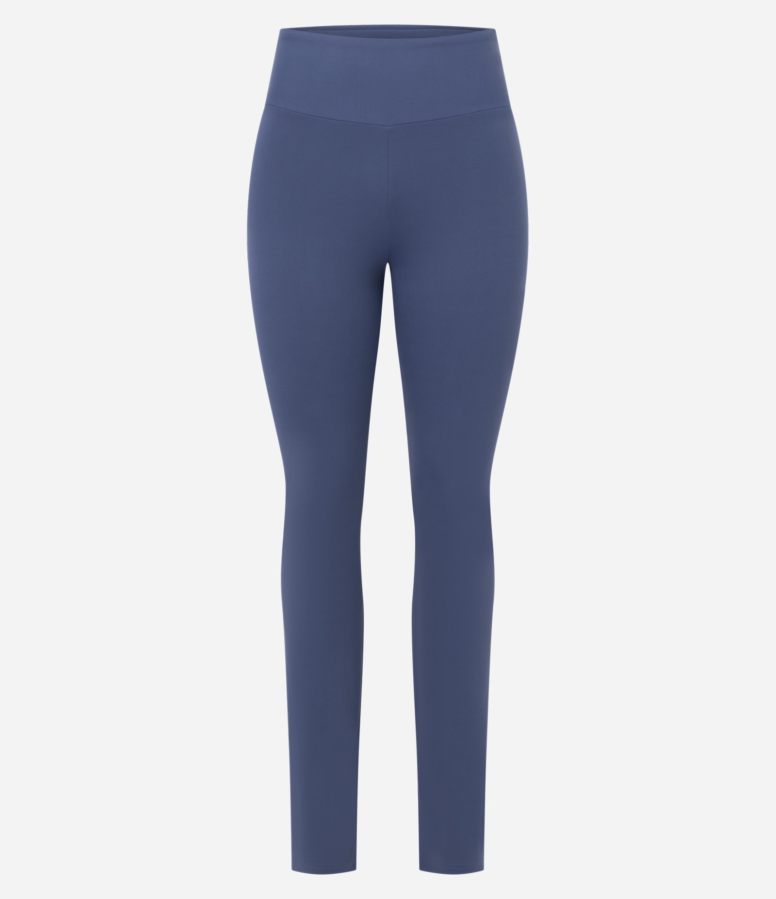 Calça Reta Esportiva em Microfibra Azul 1