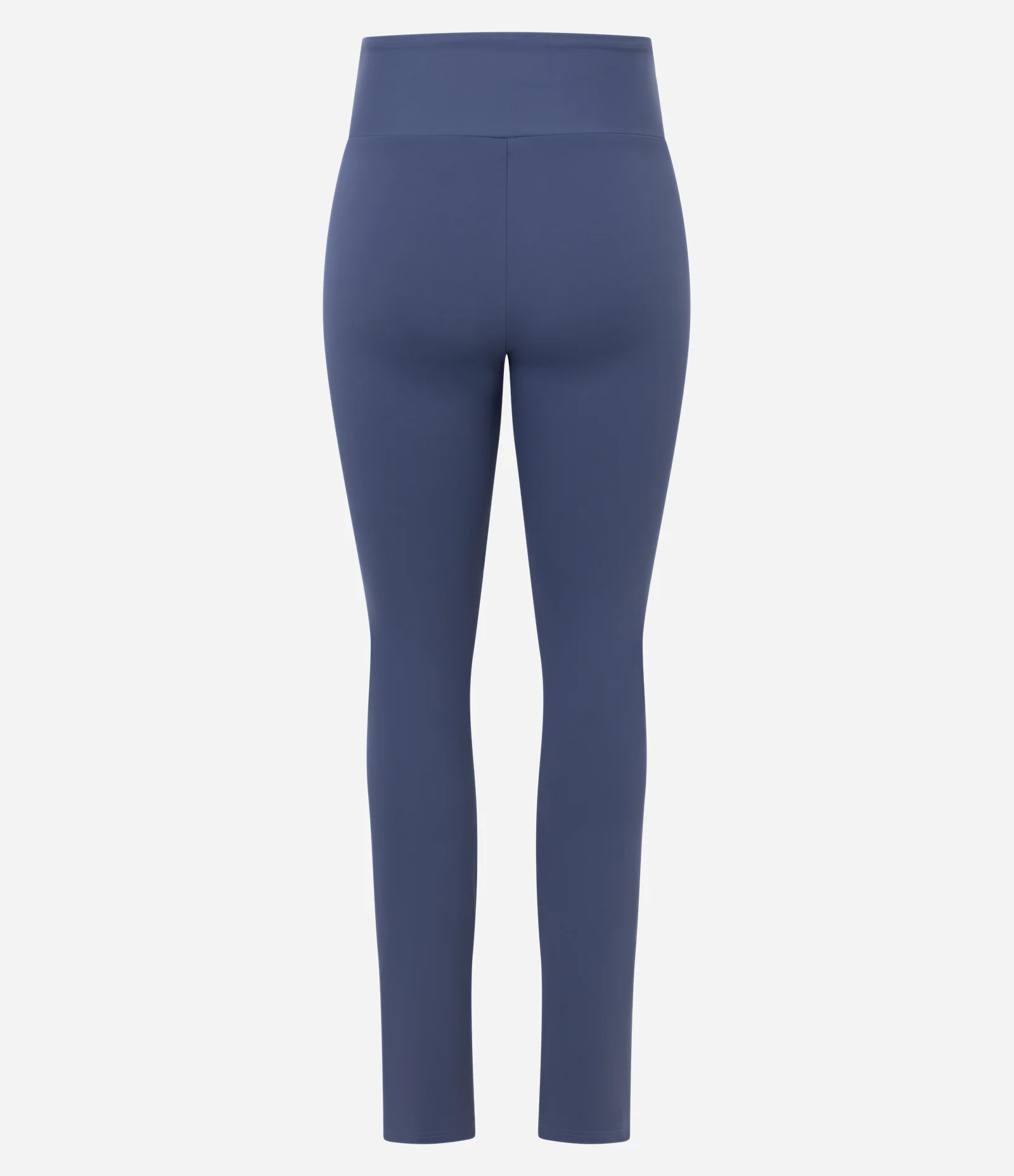 Calça Reta Esportiva em Microfibra Azul 2