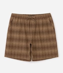 Bermuda Jacquard Texturizada com Ranhuras