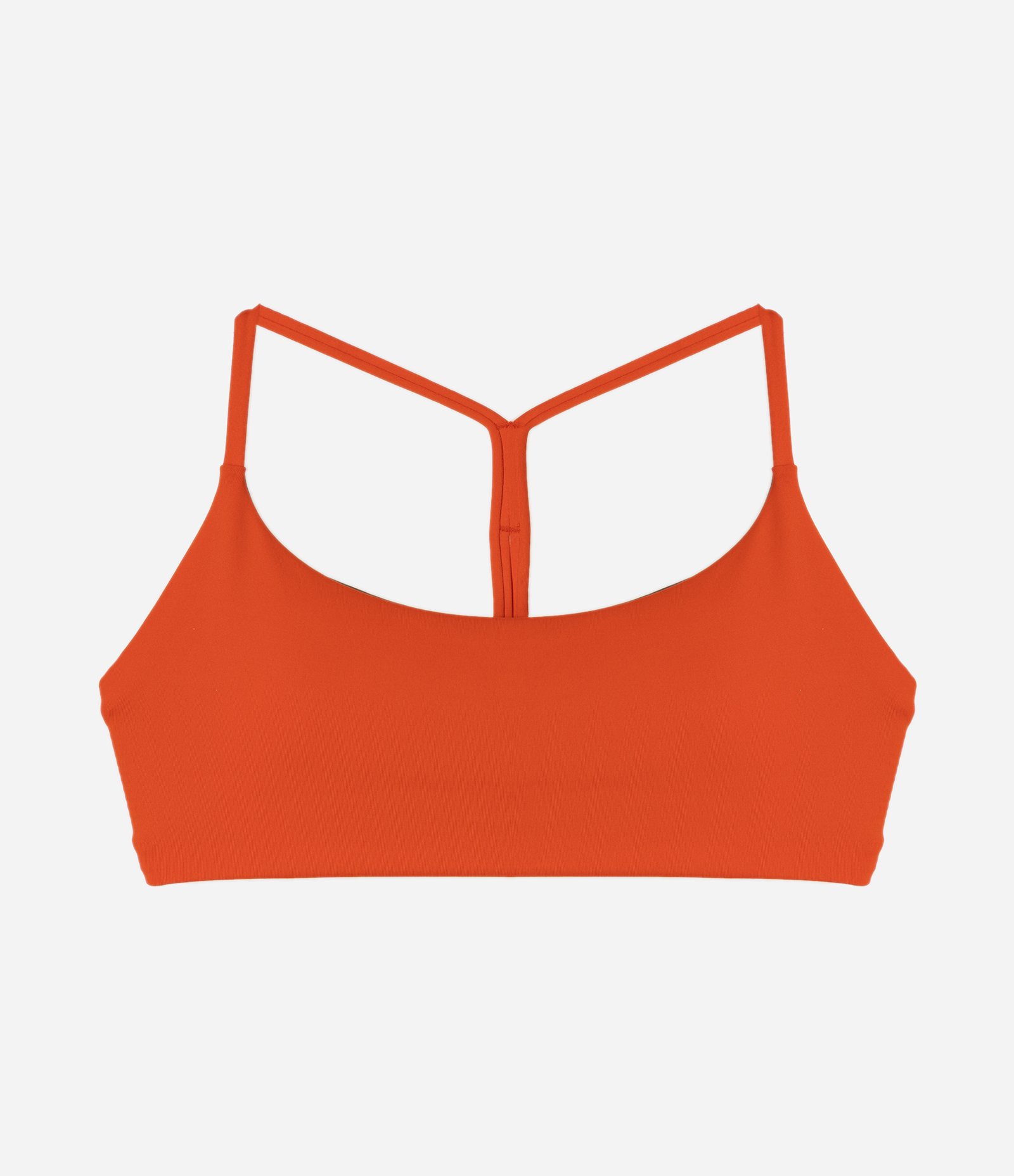 Top Esportivo Nadador em Microfibra com Bojo Laranja 4