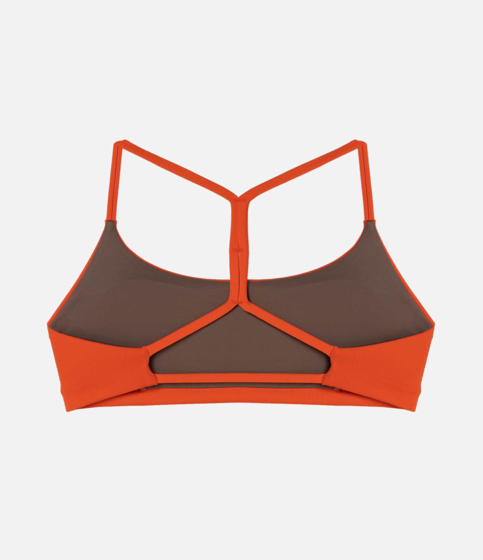 Top Esportivo Nadador em Microfibra com Bojo Laranja 5