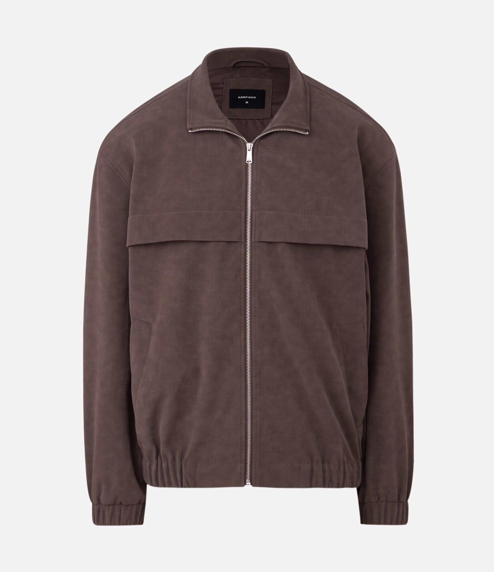 Jaqueta Bomber Emborrachada Marrom 6