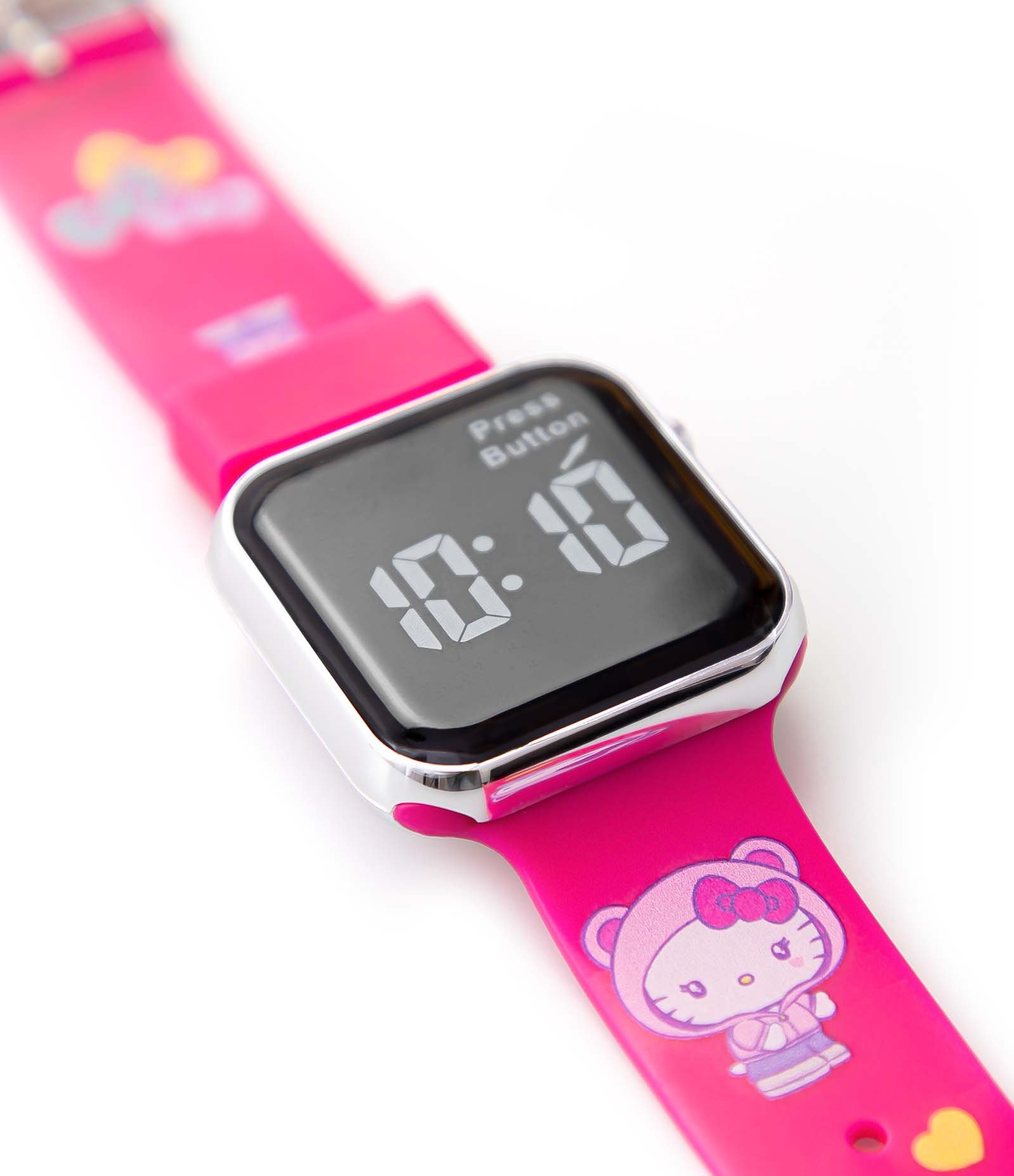 Relógio Digital Hello Kitty       Rosa 4