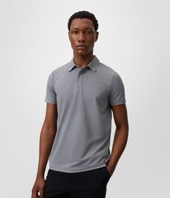 Polo Slim Tecnológica Texturizada Poliamida