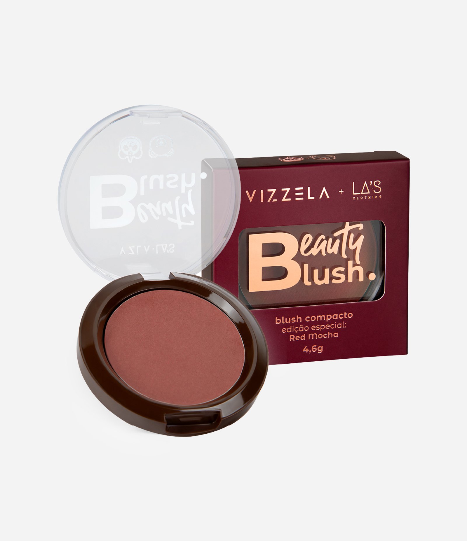 Beauty Blush Red Mocha Las Vizzela 4 6g 2