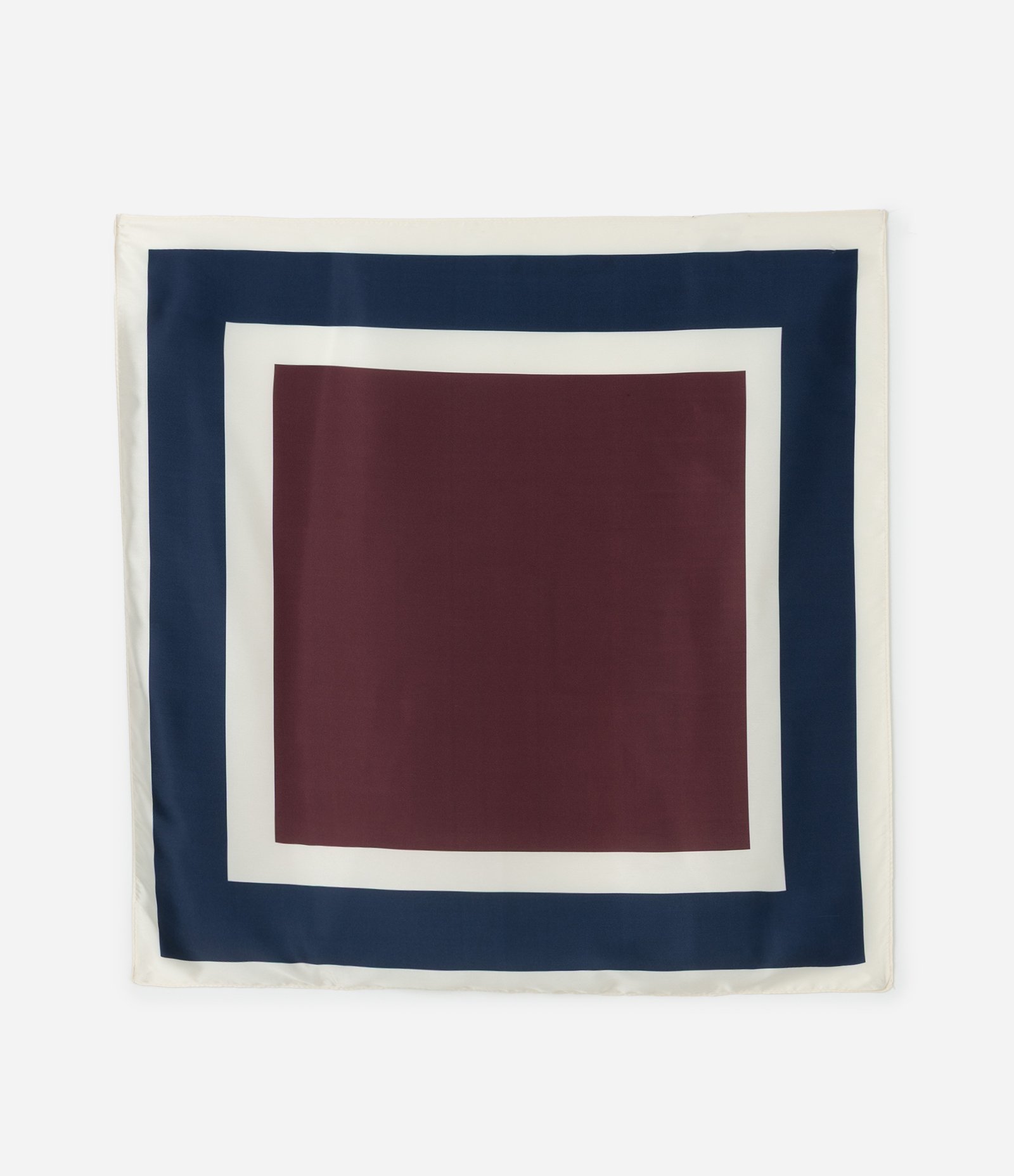 Lenço Acetinado Presenteável com Estampa Geométrica Multicores 4