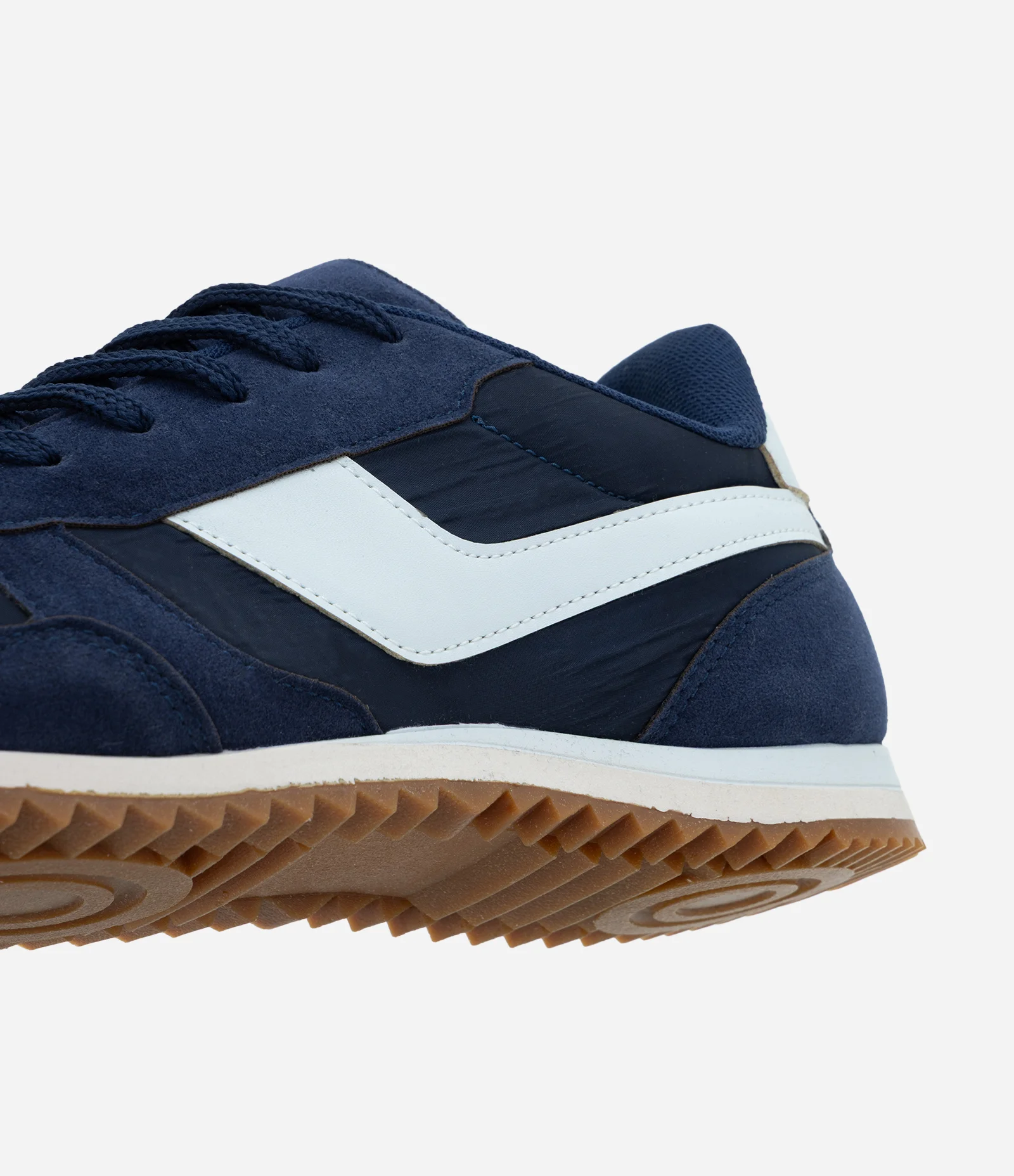 Tênis Runner com Recorte Lateral Contrastante Azul 3