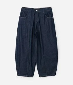 Calça Barrel em Jeans Raw Curve & Plus Size