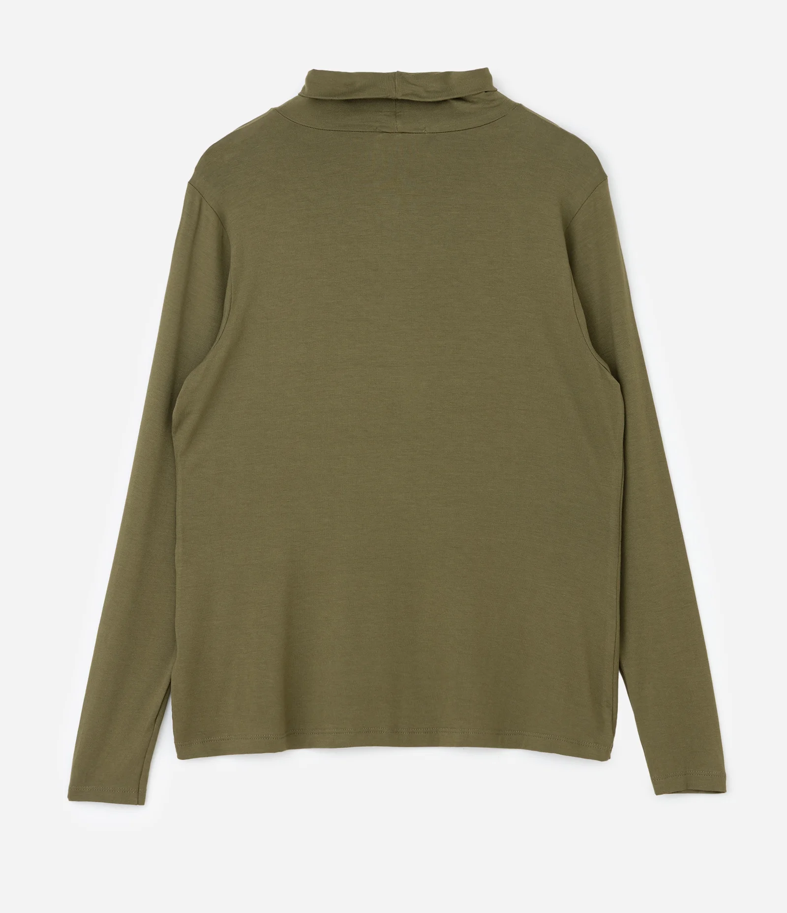 Blusa Gola Alta em Viscolycra Curve & Plus Size Verde 2