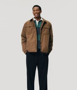 Jaqueta Overshirt Tecnológica com Padding