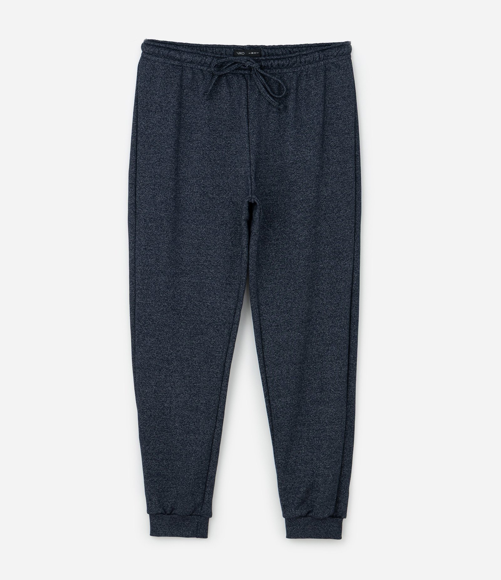 Calça Jogger de Pijama em Moletom Liso Azul 4