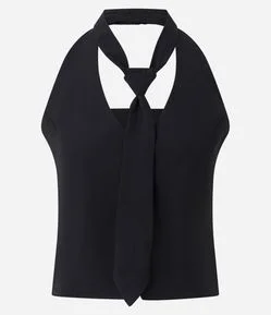 Colete Alfaiatado com Gravata Integrada