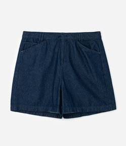 Bermuda Jeans Raw de Alfaiataria Curve & Plus Size