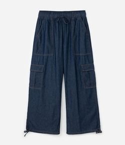 Calça Jeans Aladim com Bolso Cargo Curve & Plus Size