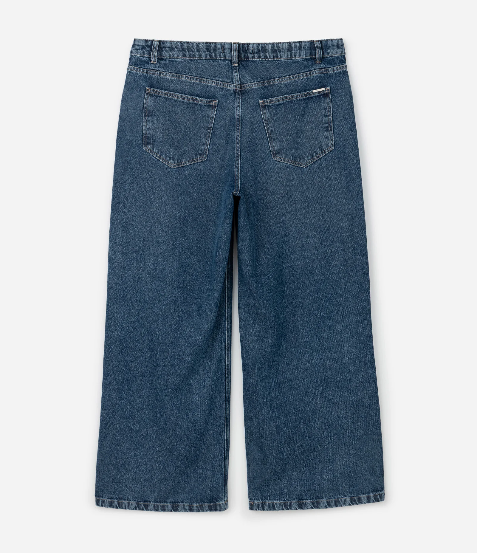 Calça Jeans Wide com Brilhos Curve & Plus Size Azul 2