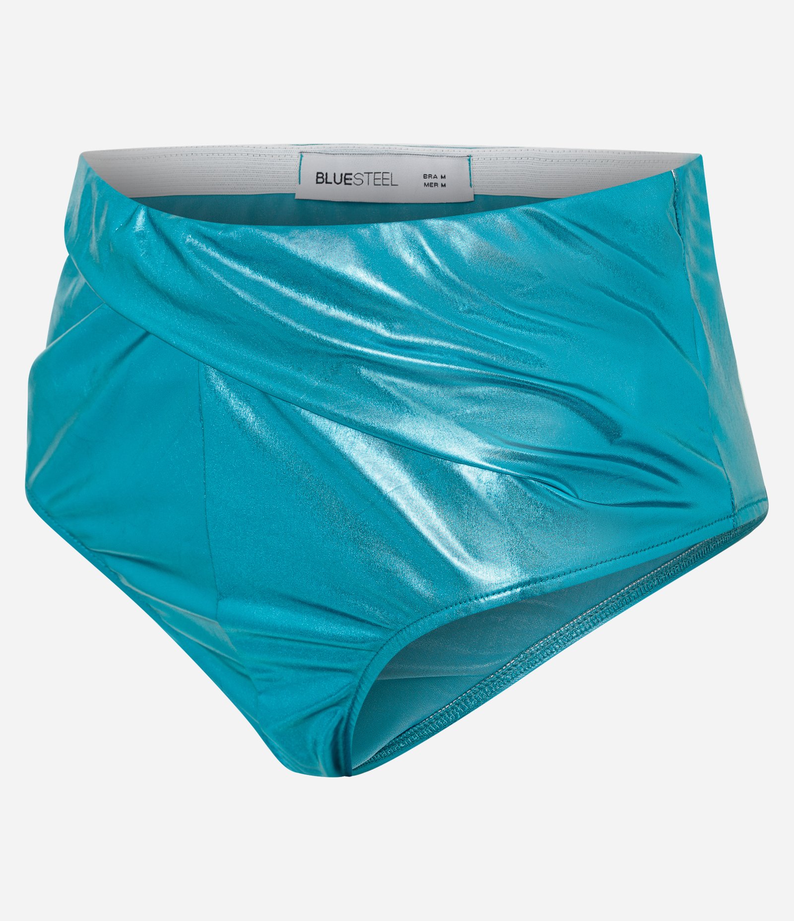 Short Hotpant com Transpasse Frontal Azul 3