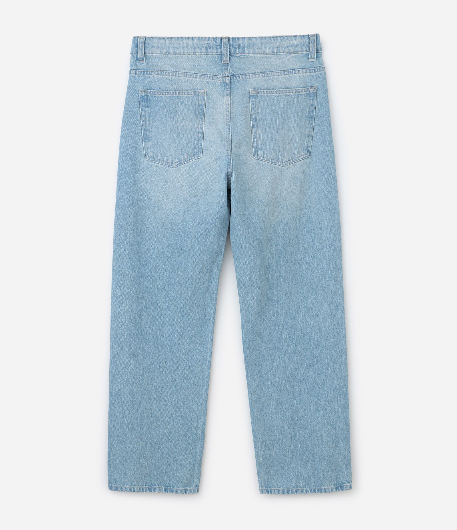 Calça  em Jeans Reta Vintage Azul 2