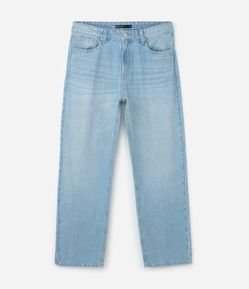 Calça  em Jeans Reta Vintage