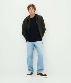 Calça  em Jeans Reta Vintage