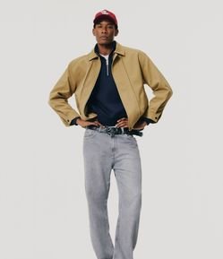Calça Reta em Jeans Vintage