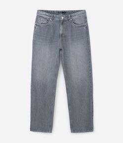 Calça  em Jeans Reta Vintage