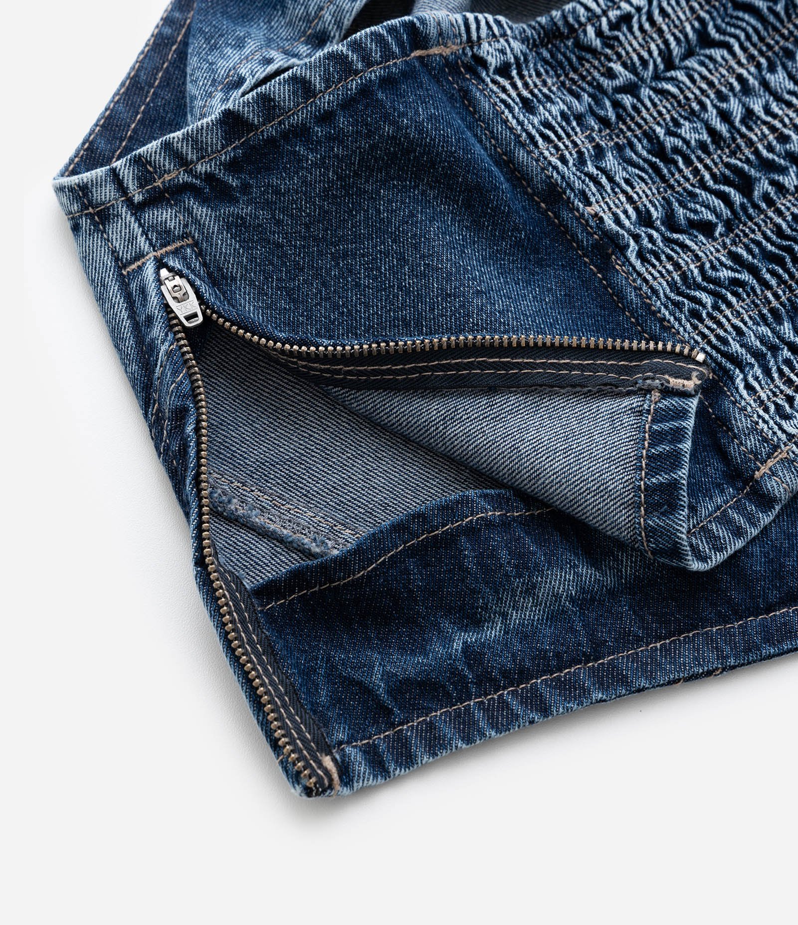 Top Jeans Tomara que Caia com Brilhos Curve & Plus Size Azul 4