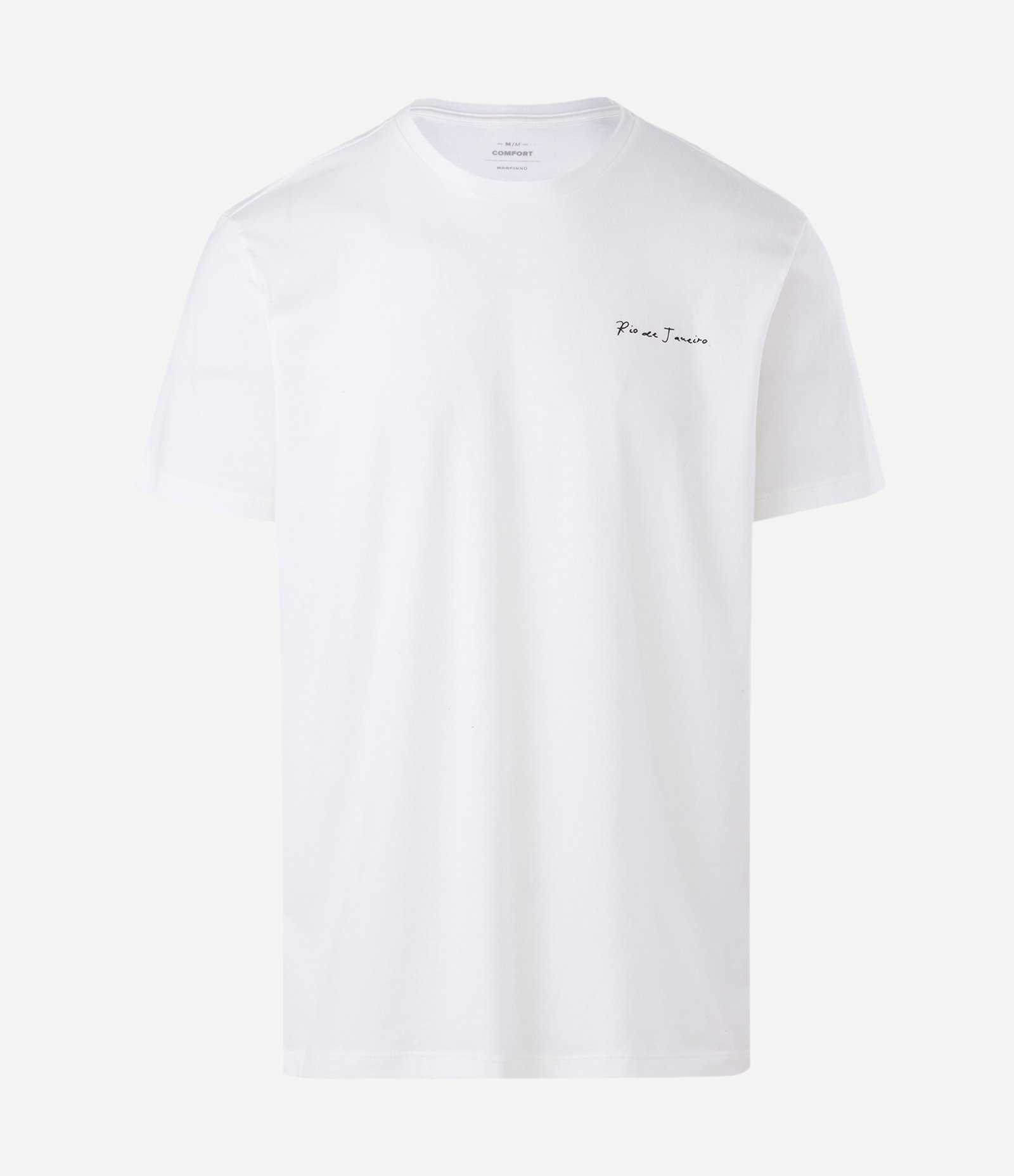 Camiseta em Algodão com Estampa Escadaria Selarón Branco 5