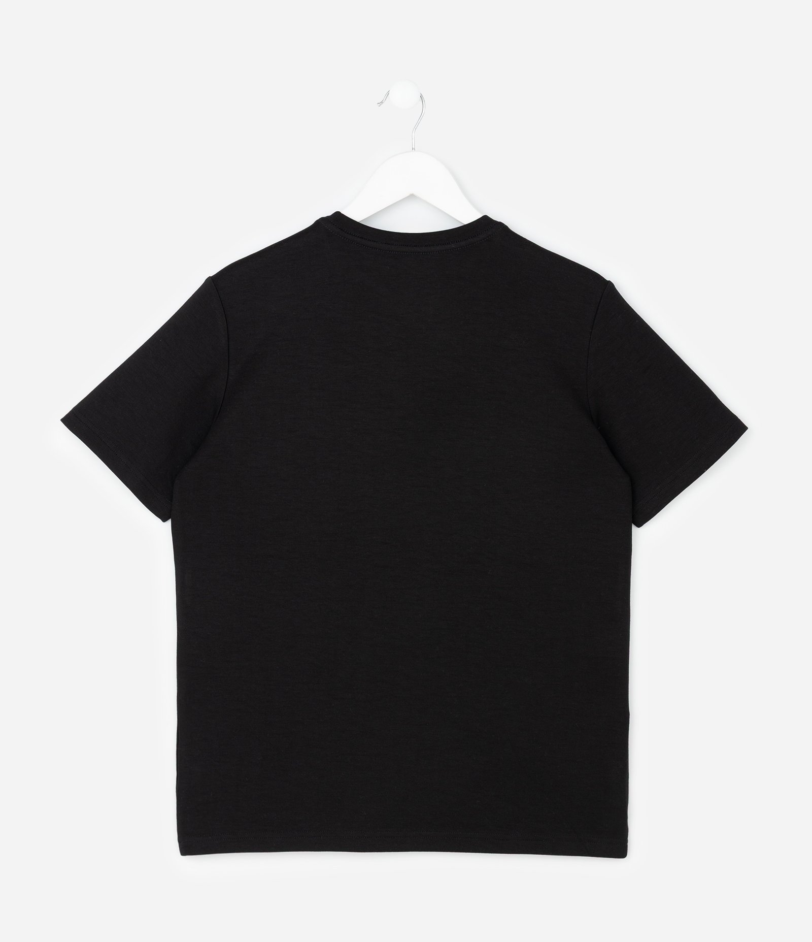 Camiseta Infantil com Tecnologia Dry e Estampa Lettering – Tam 5 a 14 Anos Preto 3