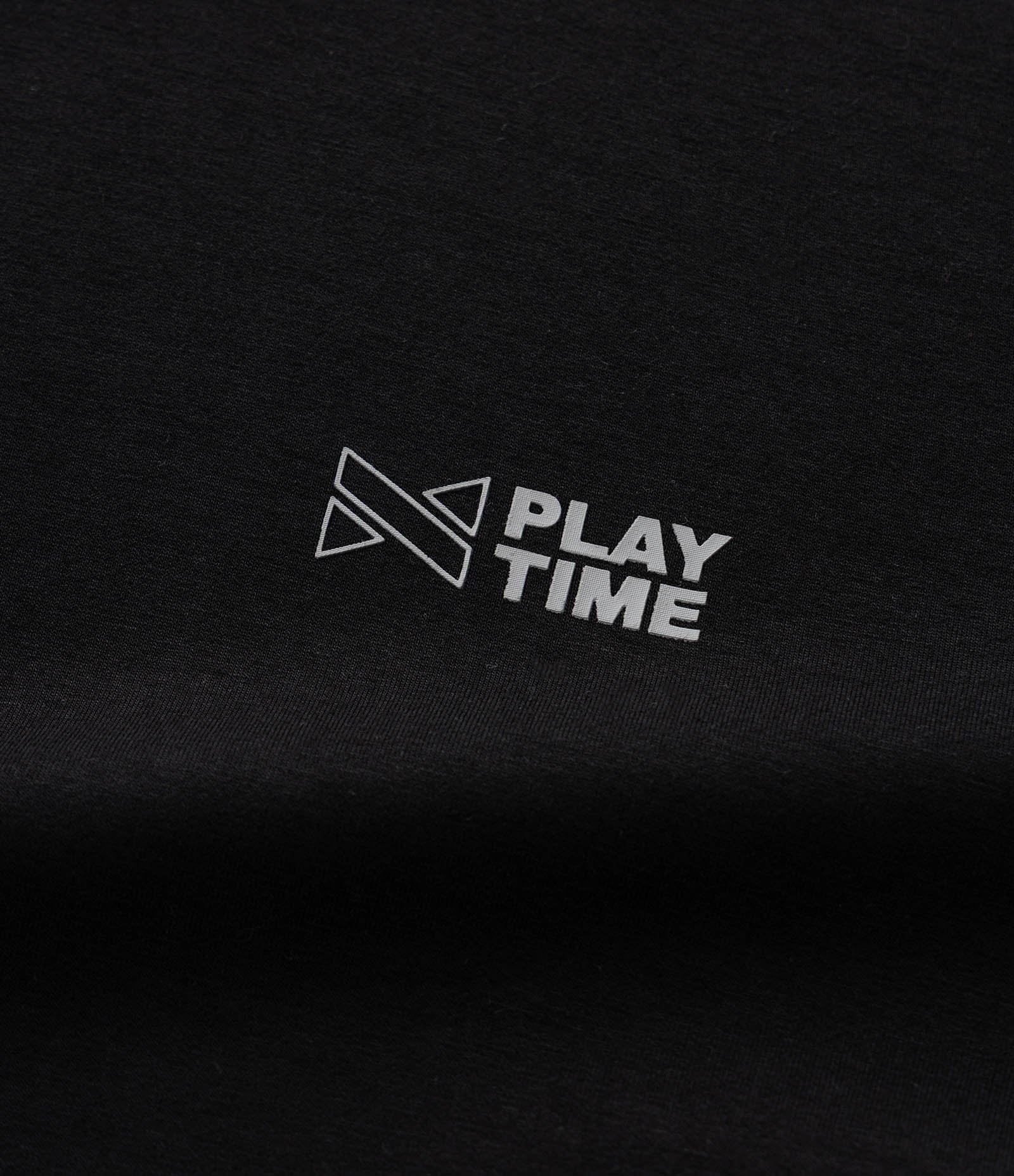 Camiseta Infantil com Tecnologia Dry e Estampa Lettering – Tam 5 a 14 Anos Preto 6