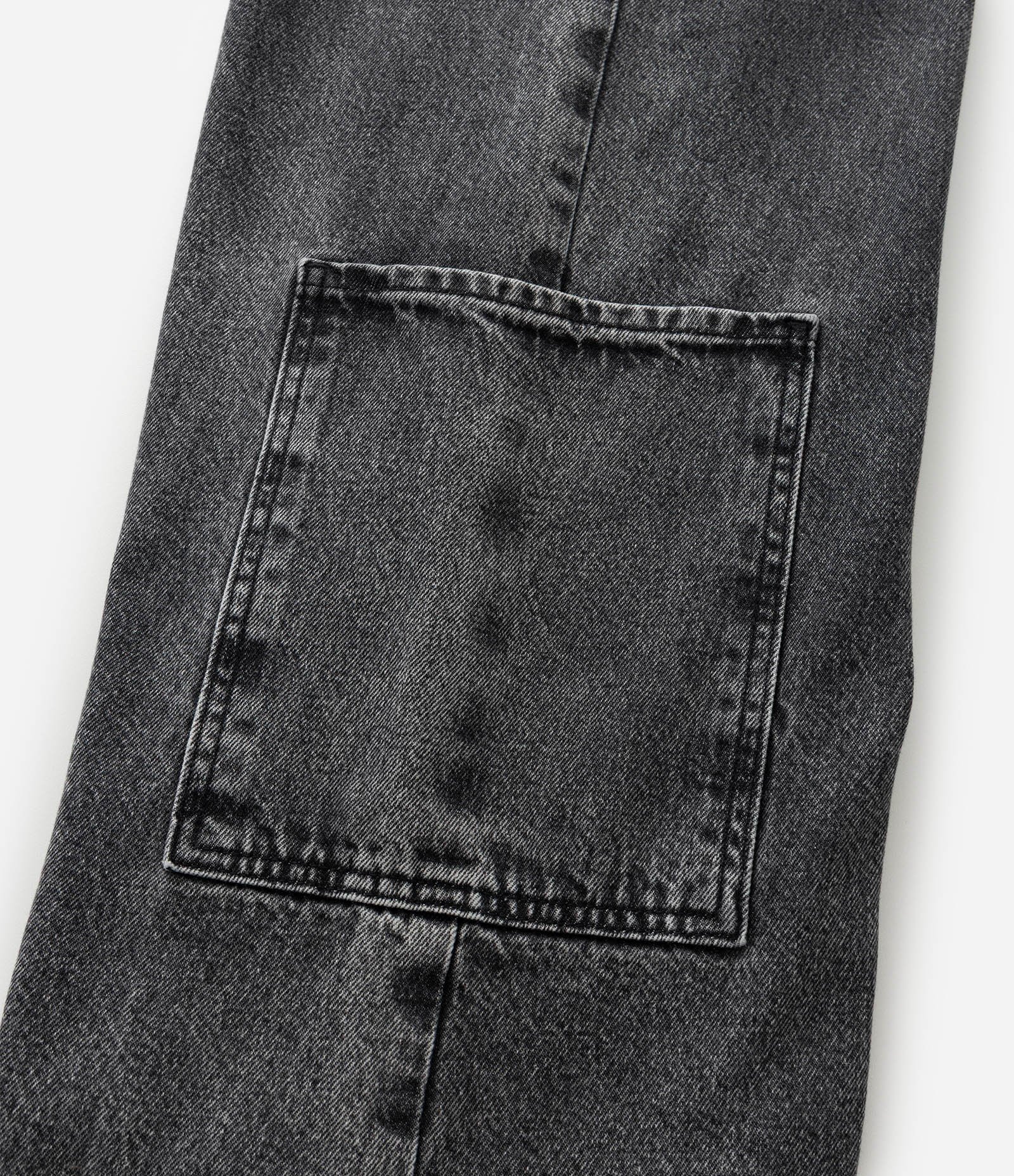 Calça Wide Leg Infantil em Jeans com Cinto e Fivela - Tam 5 a 16 Anos Preto 4