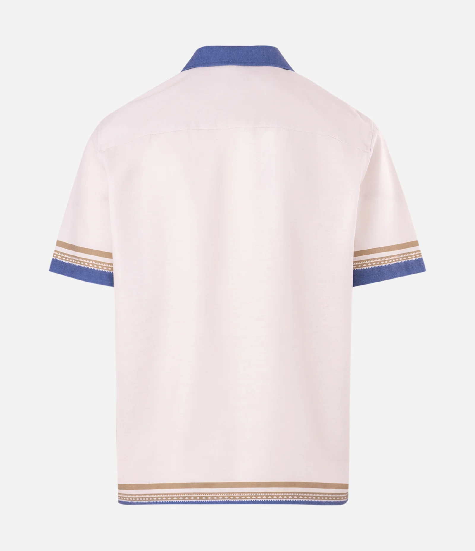 Camisa Boxy Bordado Coqueiro Manga Curta Off White 6