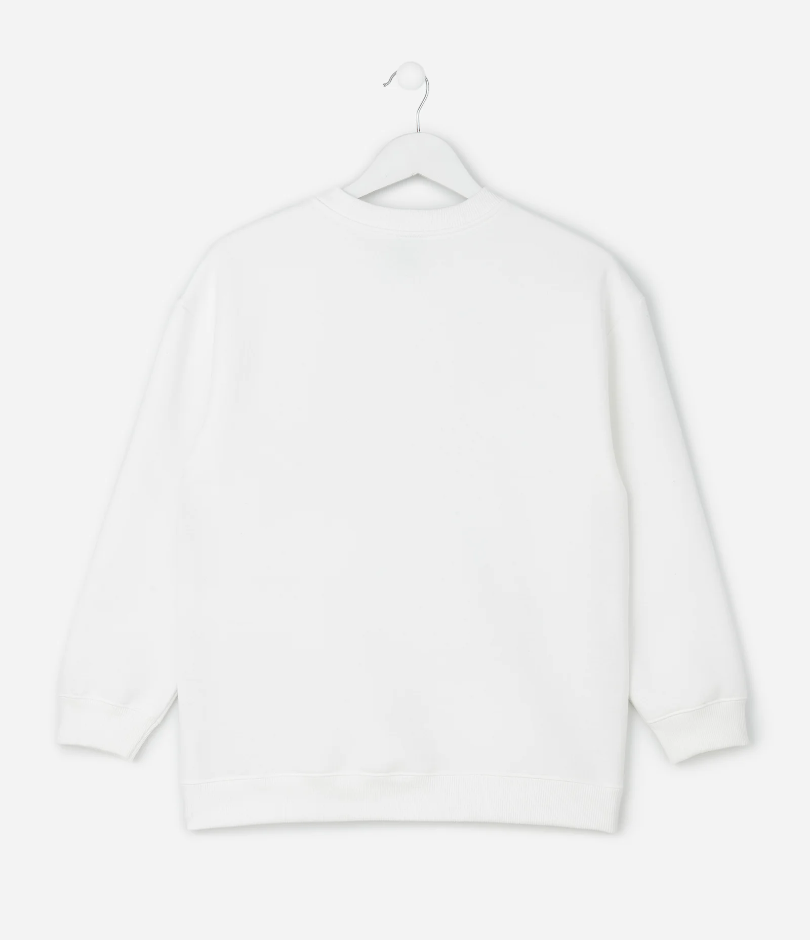 Casaco Infantil Oversized com Estampa Hello Kitty – Tam 4 a 14 Anos Branco 2