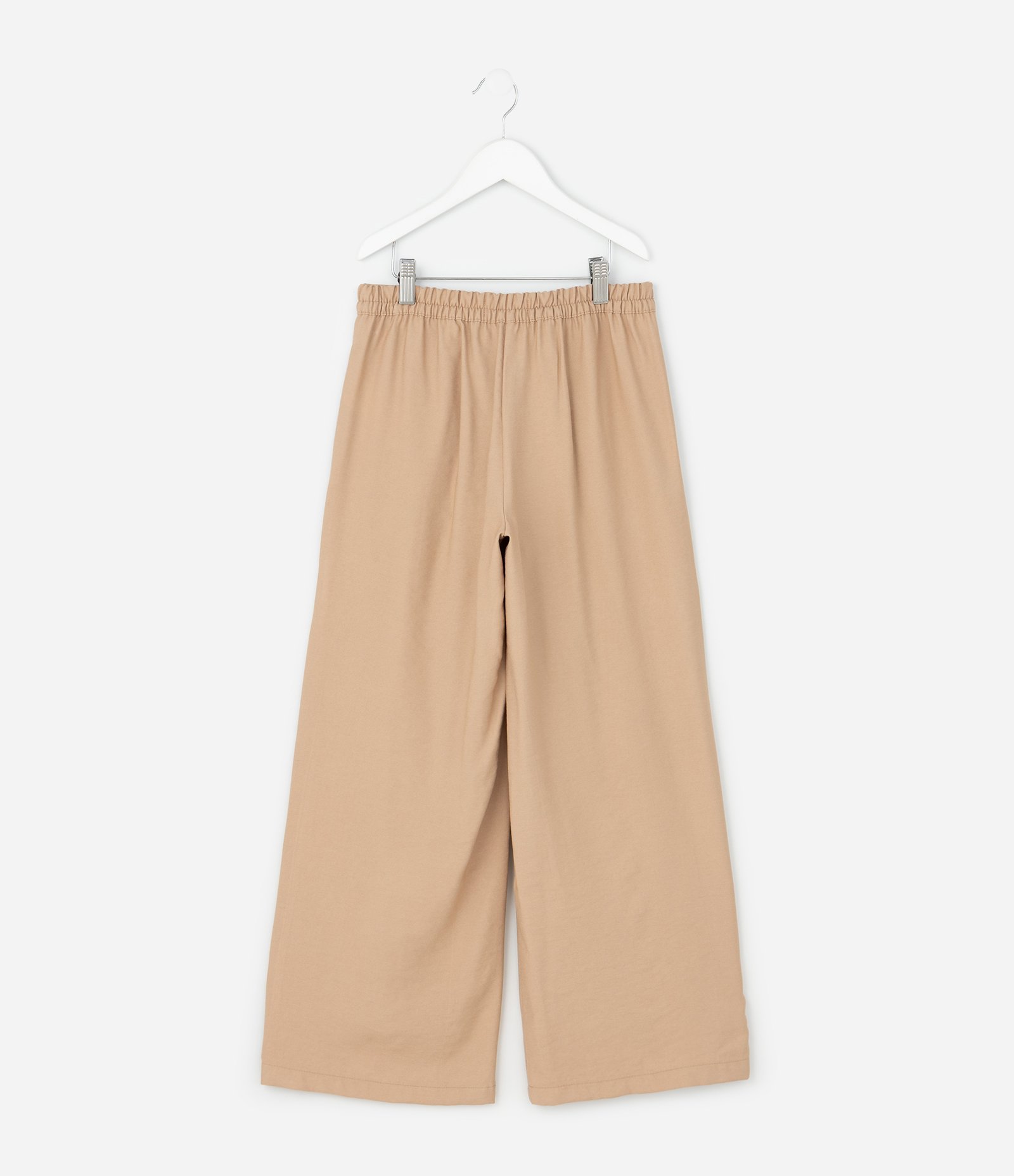 Calça Infantil Wide Leg de Alfaiataria – Tam 5 a 14 Anos Bege 2