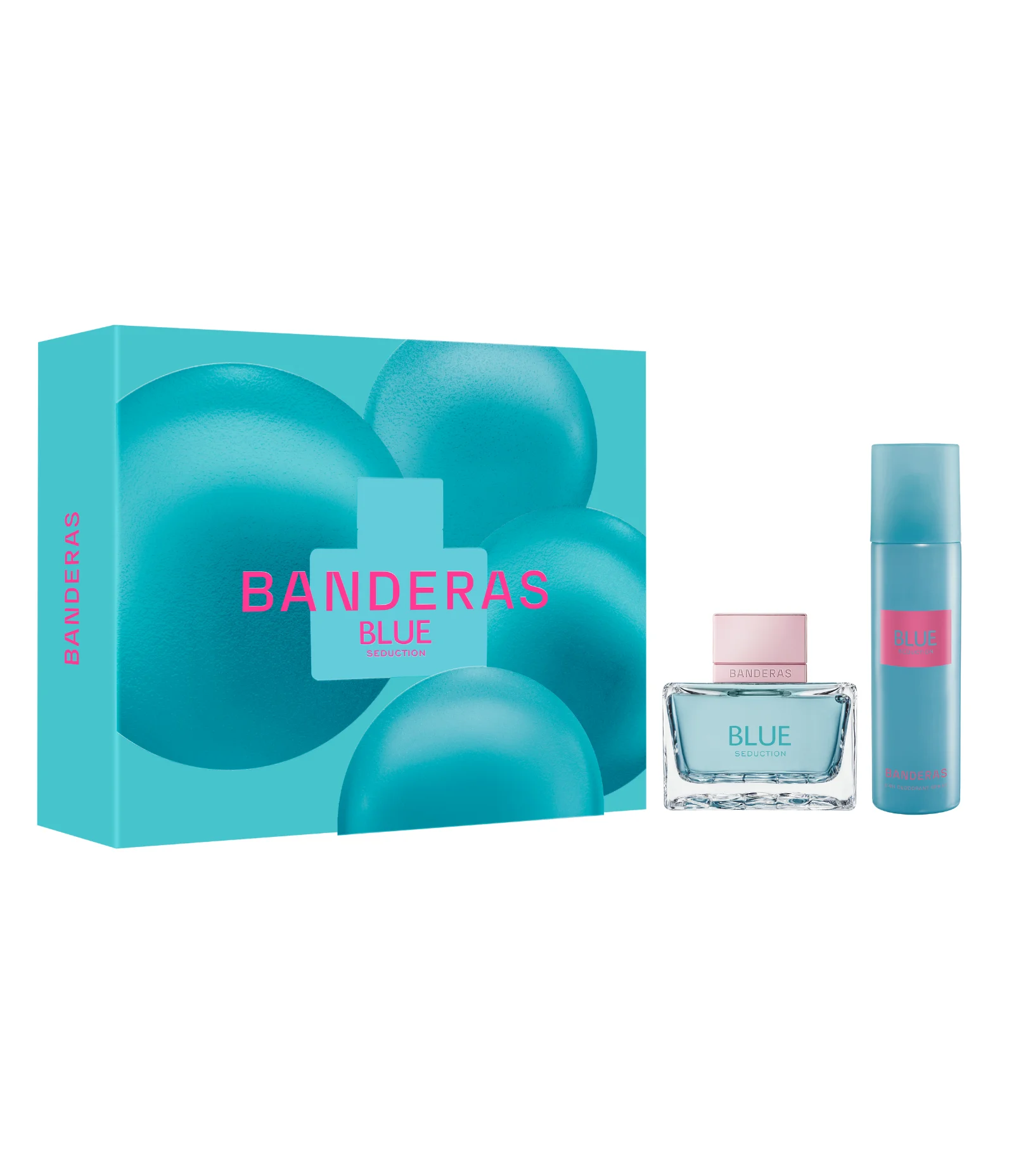 Banderas Kit Blue Seduction For Women Eau de Toilette 80 ml + for women 24h Desodorante Spray 150 ml KIT 1